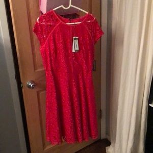 Hot pink dress by Eva Mendes for NY & CO